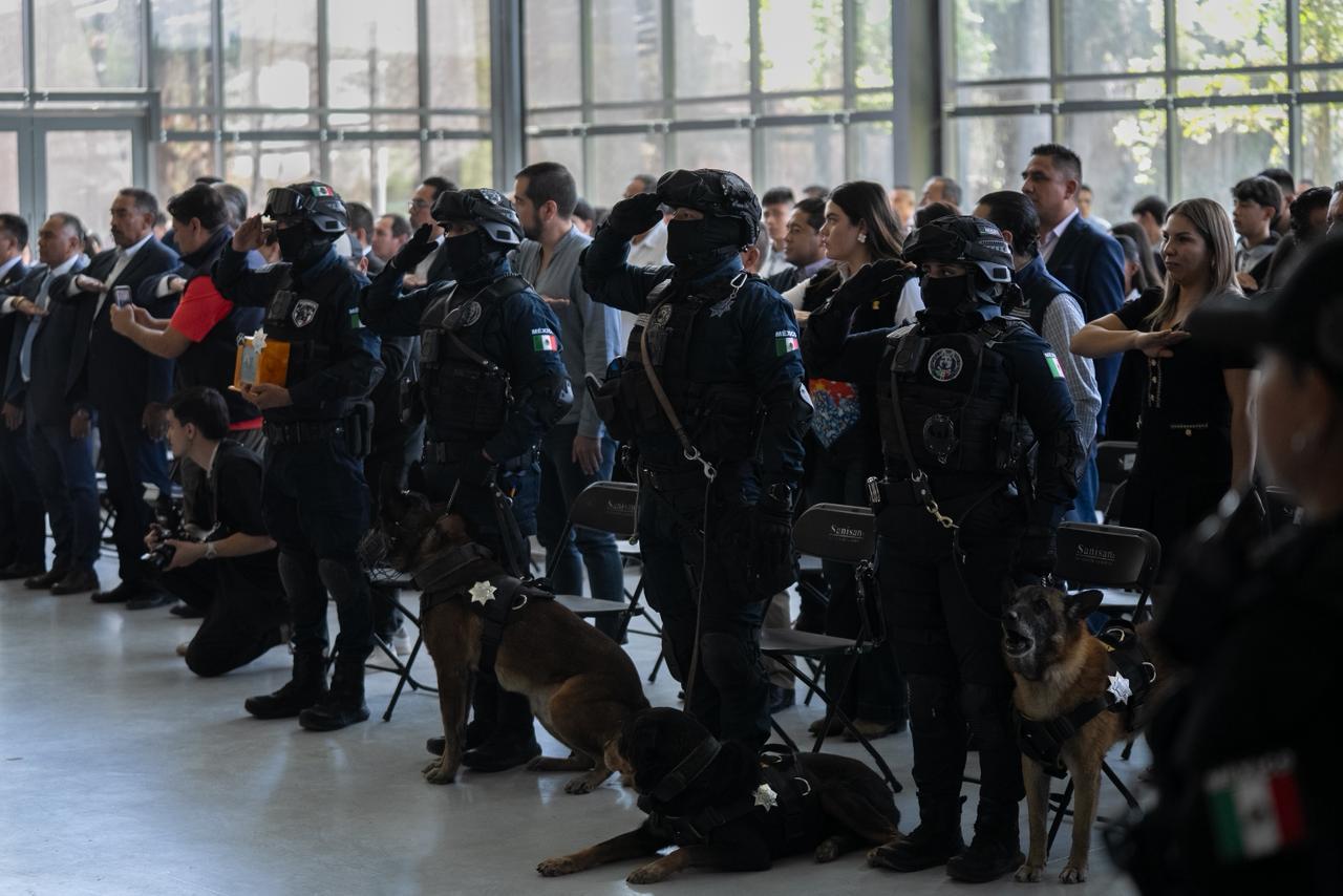 Reconoce Rodrigo Monsalvo trayectoria y legado de la Unidad K9 de la SSPM El Marqués