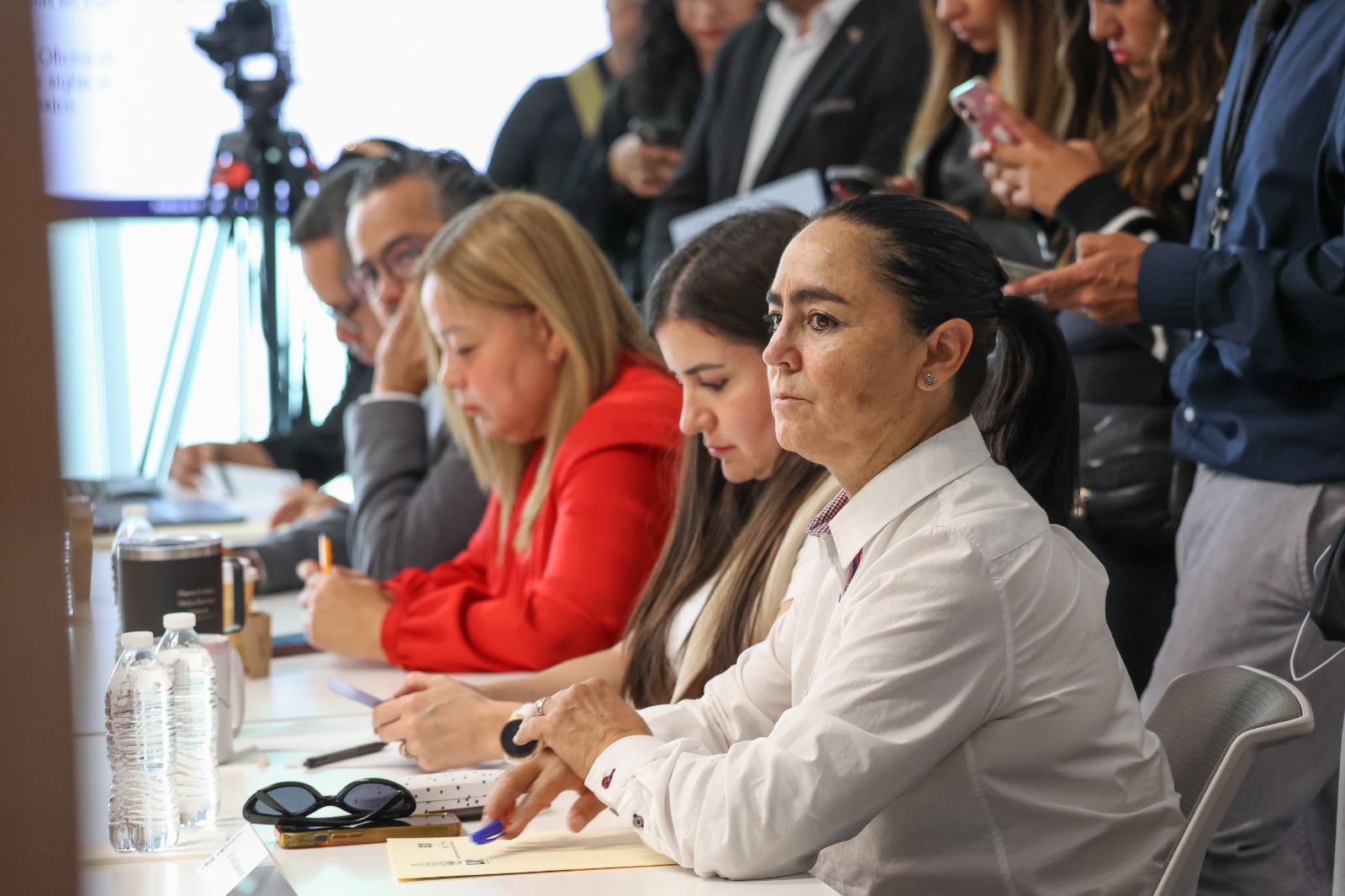Integrantes de la Junta de Coordinación Política de la Legislatura desarrollaron el proceso de entrevistas a candidata y candidatos para la elección de Fiscal Anticorrupción
