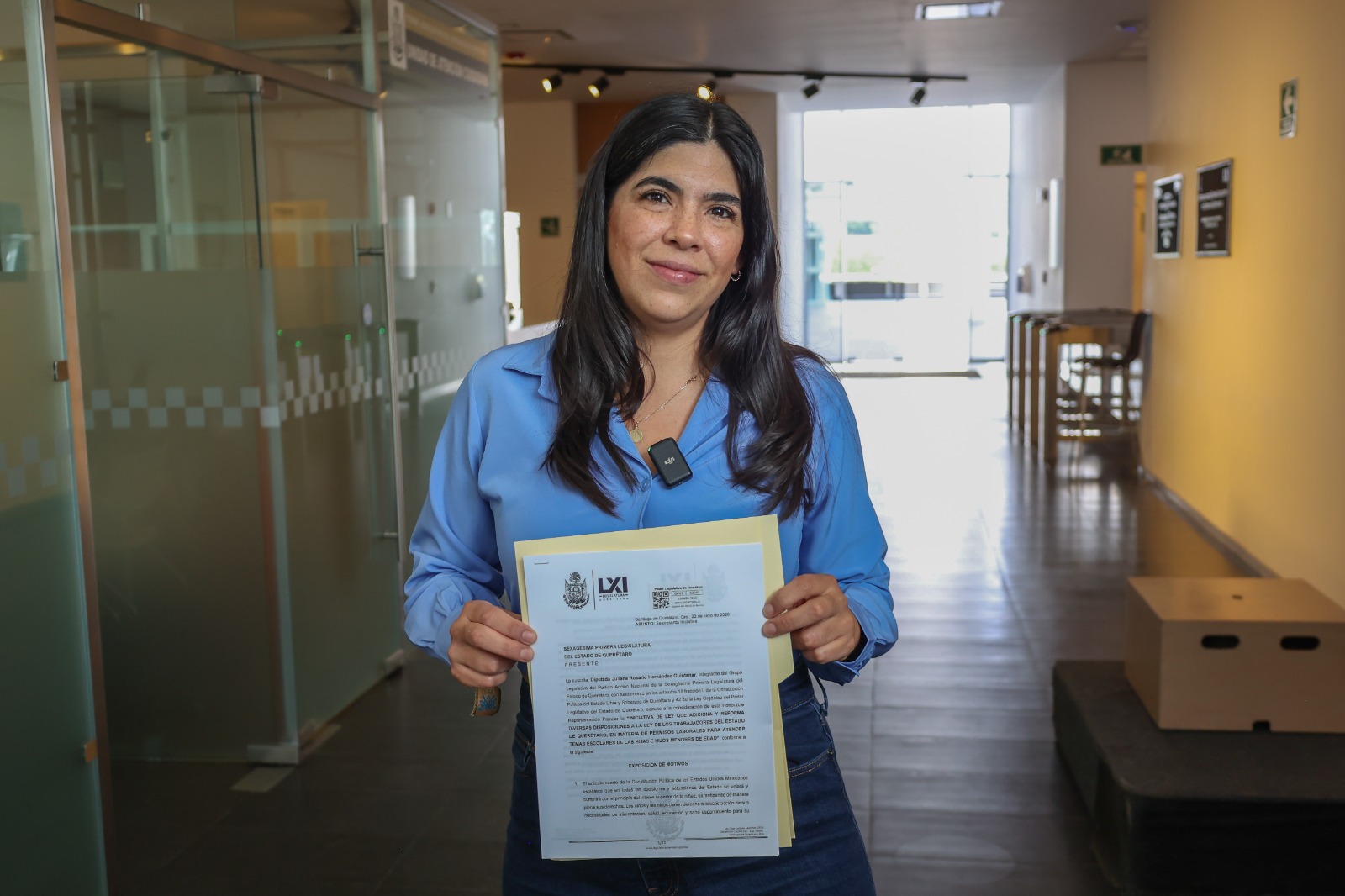 Presenta Diputada Juliana Hernández reforma a Ley de los Trabajadores del Estado en materia de permisos laborales para atender temas escolares de las hijas e hijos menores de edad