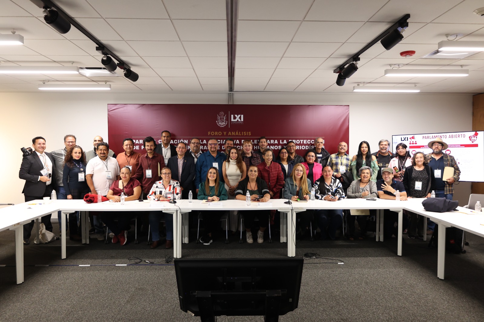 Inicia Parlamento Abierto para construir la Ley de Protección de Personas Defensoras  de Derechos Humanos y Periodistas en Querétaro