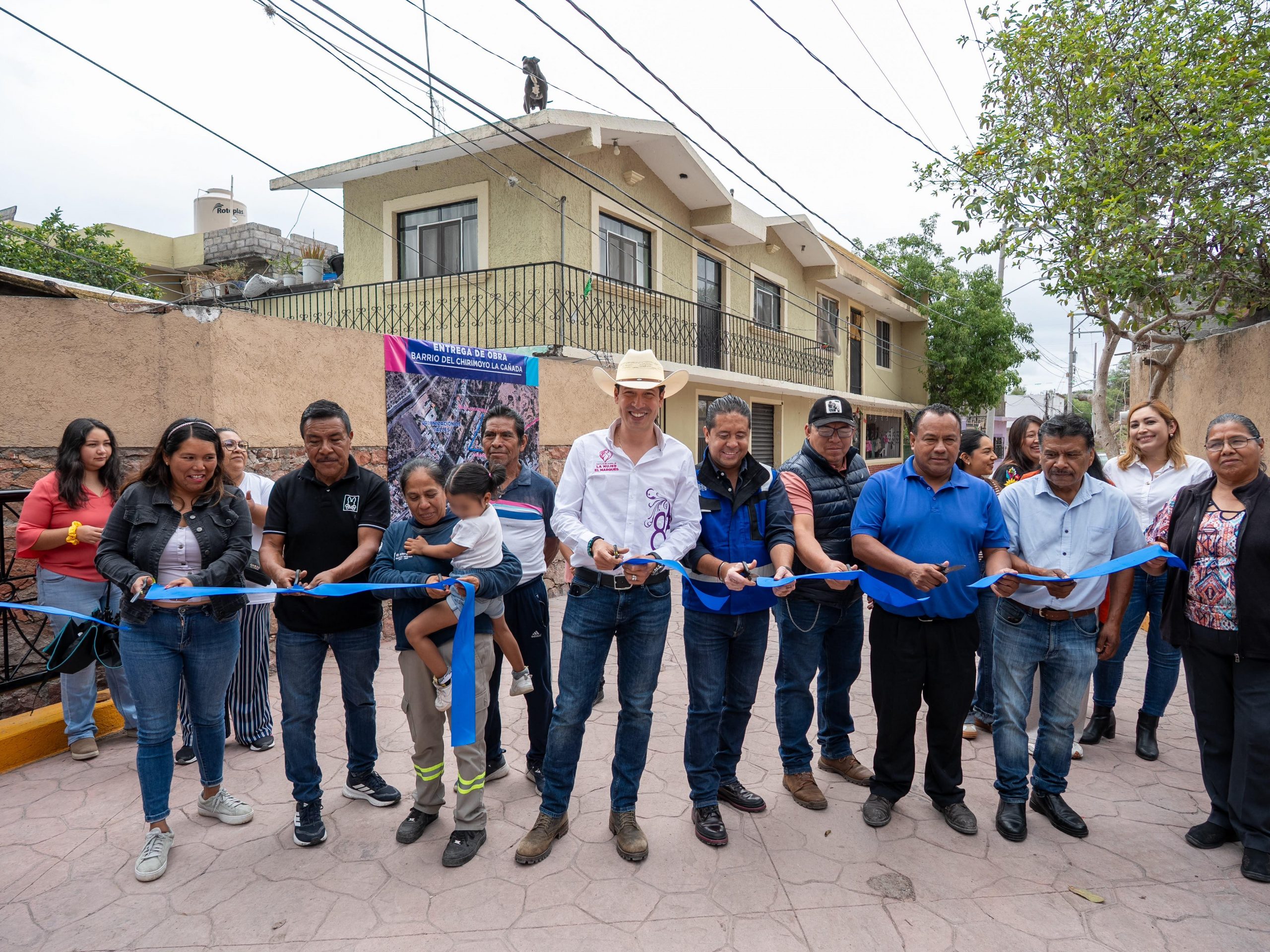 Fortalece Rodrigo Monsalvo la infraestructura pluvial y vial de La Cañada con inversión superior a 23 millones de pesos