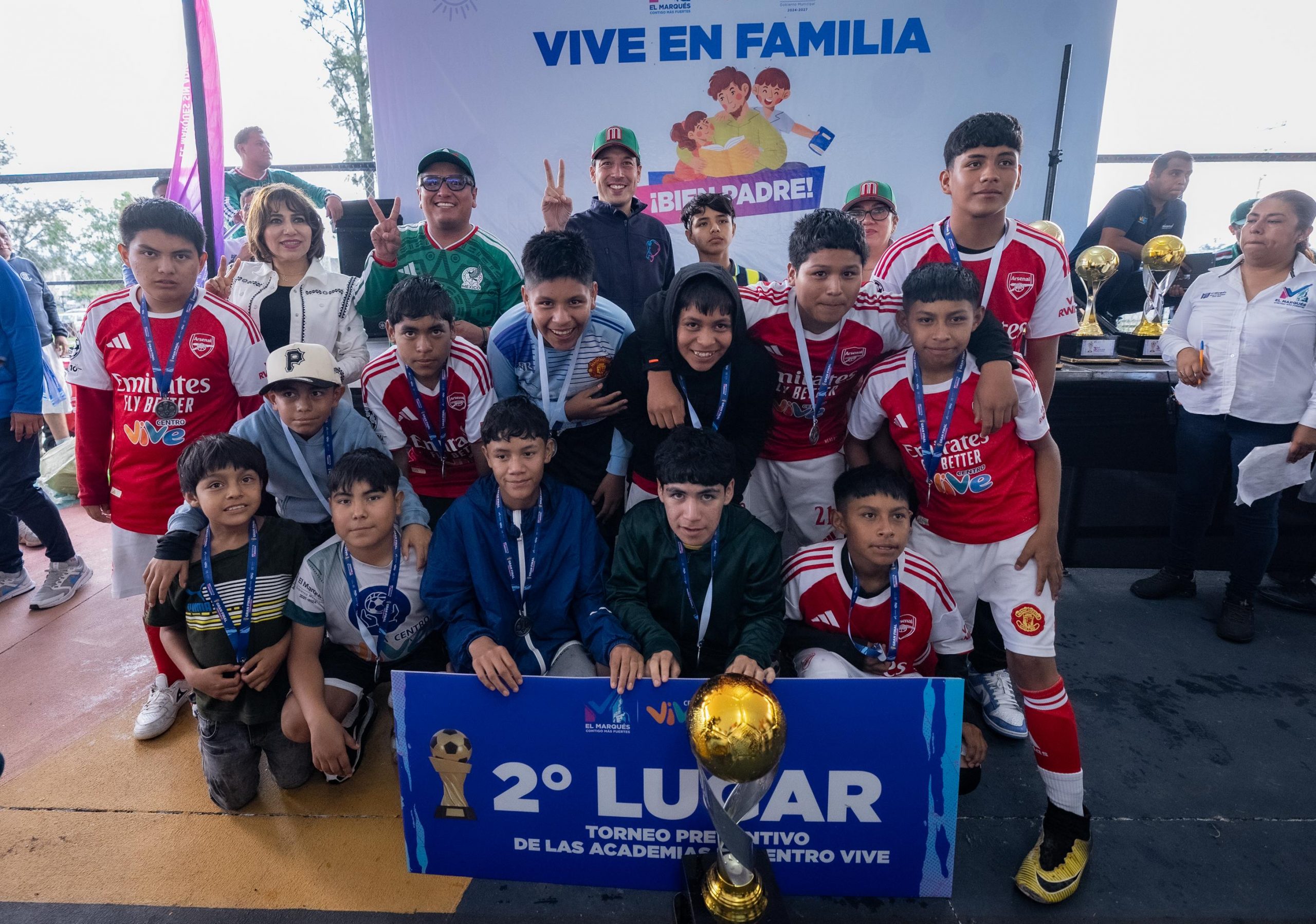 Rodrigo Monsalvo encabeza premiación del Torneo Preventivo con participación de 650 jóvenes marquesinos