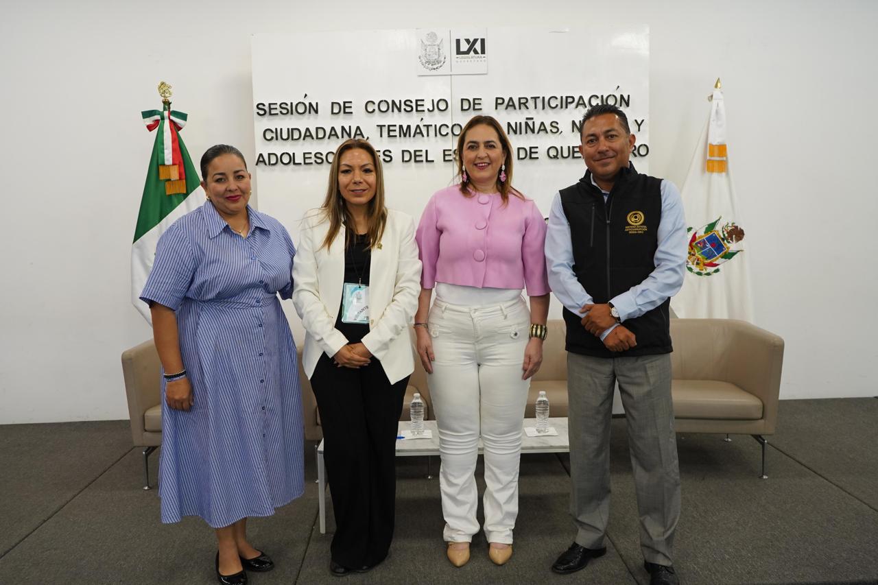 Perla Flores reafirma compromiso con la participación y escucha de niñas, niños y adolescentes