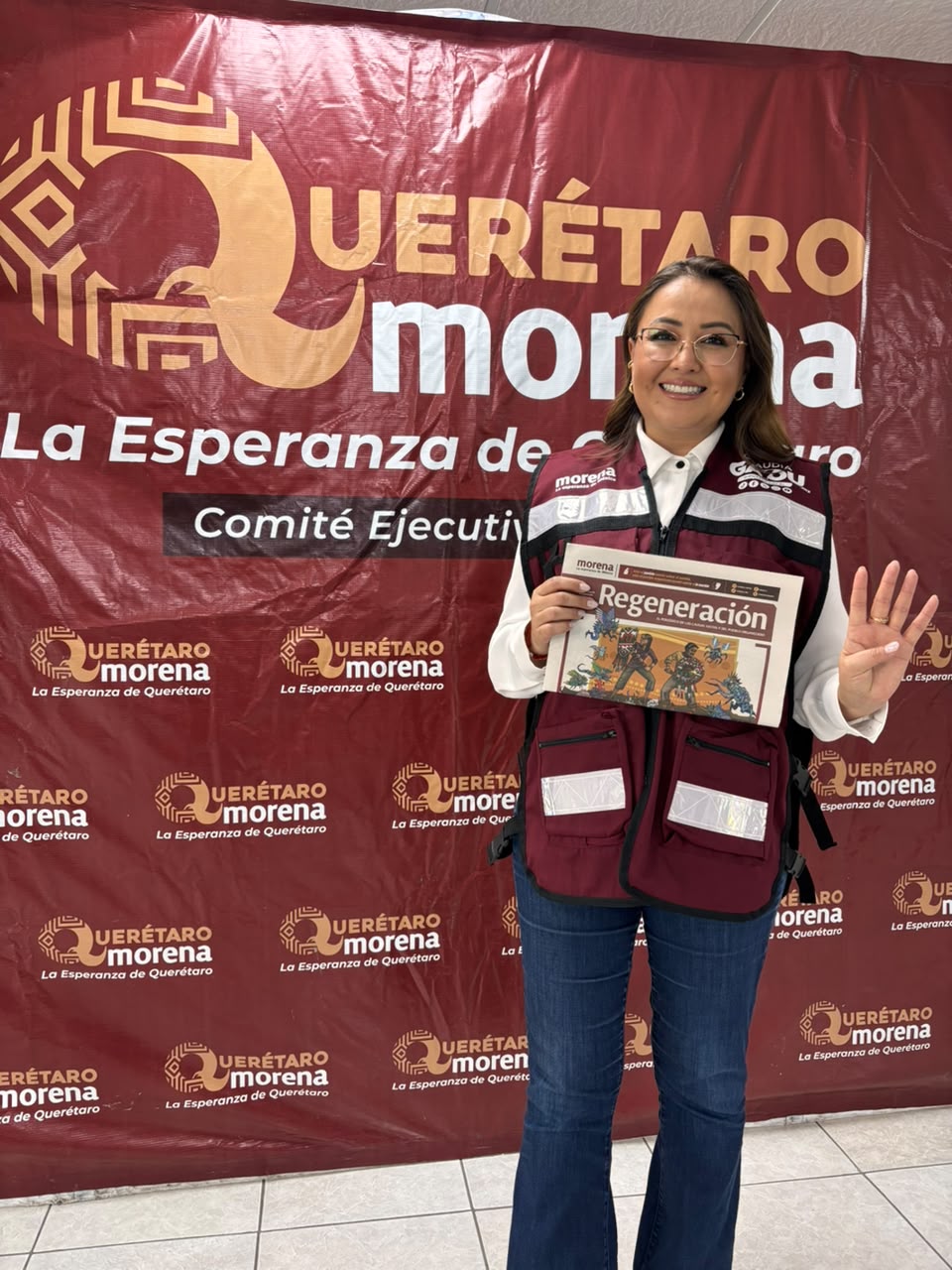 Claudia Díaz Gayou se afilia a Morena y llama a fortalecer la unidad de la Cuarta Transformación rumbo a 2027