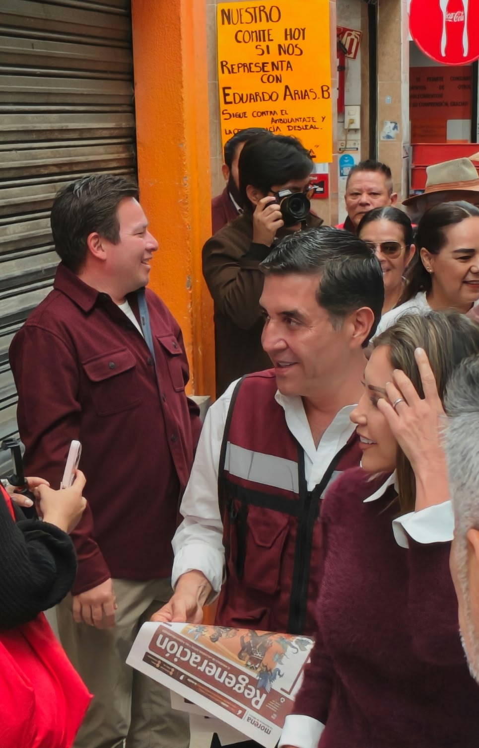 «Chema» Tapia platicó con medios de comunicación sobre el futuro político de Querétaro
